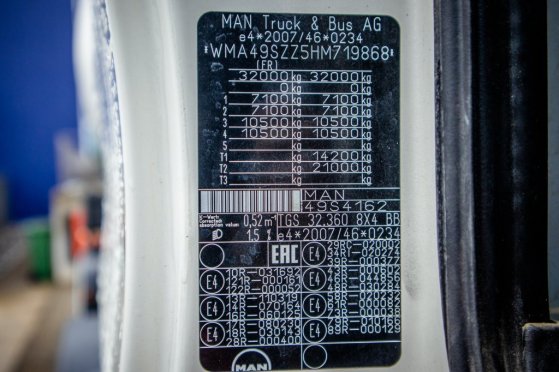 MAN TGS 32.360 BB+MIXER 9M³ TGS 32.360 BB+MIXER 9M³ 2016 2 image 26