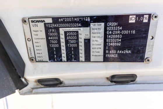 SCANIA R450 NEW MODEL+RETARDER R450 NEW MODEL+RETARDER 2018 2 Tractor Units image 19