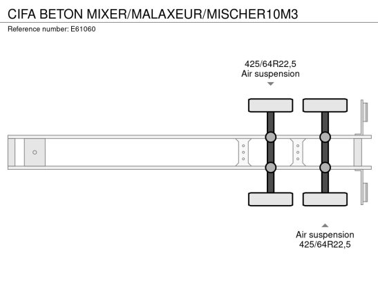 CIFA BETON MIXER/MALAXEUR/MISCHER10M3 CIFA BETON MIXER/MALAXEUR/MISCHER10M3 2016 2 image 54