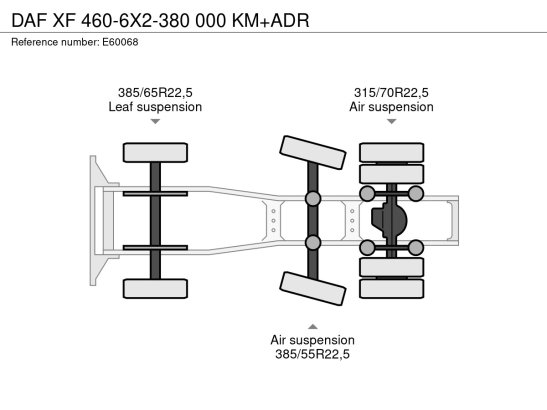 DAF XF 460-6X2-380 000 KM+ADR XF 460-6X2-380 000 KM+ADR 2016 2 Tractor Units image 56