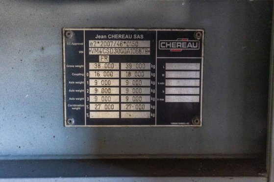 CHEREAU CHEREAU+CARRIER VECTOR 1350 Chereau CHEREAU+CARRIER VECTOR 1350 2016 2 Refrigerated semi trailers image 15