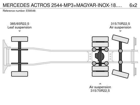 MERCEDES ACTROS 2544-MP3+MAGYAR-INOX-18.200L+6COMP Mercedes-Benz ACTROS 2544-MP3+MAGYAR-INOX-18.200L+6COMP 2012 2 image 79