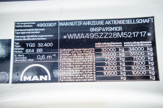 MAN TGS 32.400 BB+STETTER+BELT/BAND/TAPIS TGS 32.400 BB+STETTER+BELT/BAND/TAPIS 2008 2 image 15