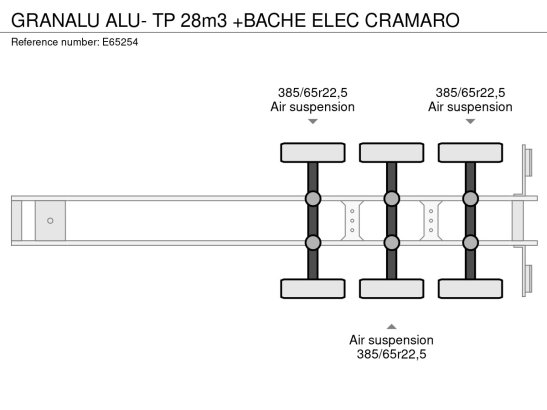 GRANALU ALU- TP 28m3 +BACHE ELEC CRAMARO Granalu ALU- TP 28m3 +BACHE ELEC CRAMARO 2020 2 image 30