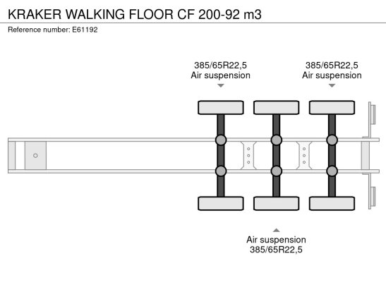 KRAKER WALKING FLOOR CF 200-92 m3 kraker WALKING FLOOR CF 200-92 m3 2017 2 image 15
