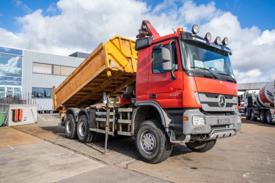 MERCEDES ACTROS 3344 AK-MP3 + HMF1643 Z2 Mercedes-Benz ACTROS 3344 AK-MP3 + HMF1643 Z2 2010 2 Tipper trucks image 15