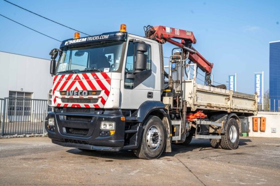 IVECO STRALIS 310- E5 + HMF 1110 K2 STRALIS 310- E5 + HMF 1110 K2 2008 2 Tipper trucks image 47