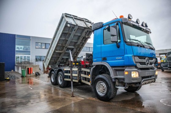 MERCEDES ACTROS 3344 AK -MP3+HMF 1643 Z2 Mercedes-Benz ACTROS 3344 AK -MP3+HMF 1643 Z2 2010 2 Tipper trucks image 62