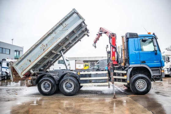 MERCEDES ACTROS 3344 AK -MP3+HMF 1643 Z2 Mercedes-Benz ACTROS 3344 AK -MP3+HMF 1643 Z2 2010 2 Tipper trucks image 3