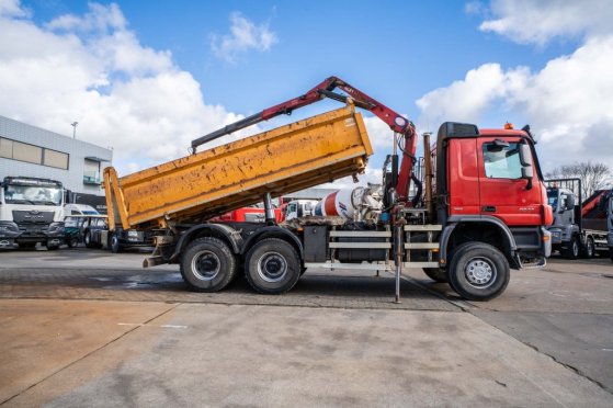 MERCEDES ACTROS 3344 AK-MP3 + HMF1643 Z2 Mercedes-Benz ACTROS 3344 AK-MP3 + HMF1643 Z2 2010 2 Tipper trucks image 90