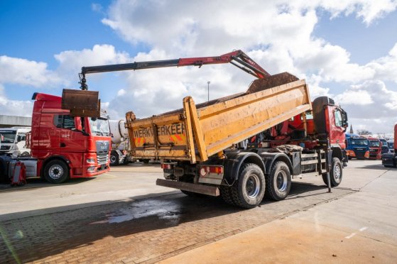 MERCEDES ACTROS 3344 AK-MP3 + HMF1643 Z2 Mercedes-Benz ACTROS 3344 AK-MP3 + HMF1643 Z2 2010 2 Tipper trucks image 76