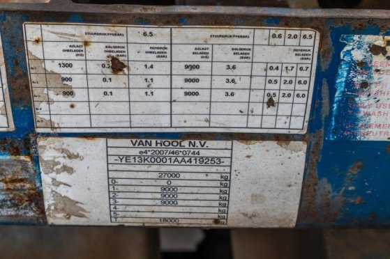 VANHOOL CONTAINER AANHANGER Van Hool CONTAINER AANHANGER 2014 2 image 61