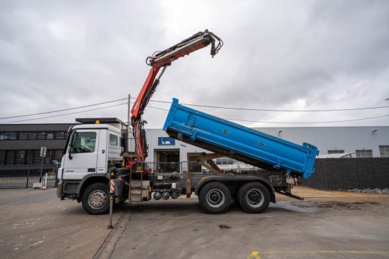 MERCEDES ACTROS 2632 K-MP3 + FASSI F170A.22 Mercedes-Benz ACTROS 2632 K-MP3 + FASSI F170A.22 2010 2 Tipper trucks image 64