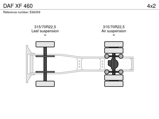 DAF XF 460 XF 460 2015 2 Tractor Units image 7