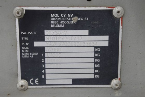 MOL BETON MIXER/MALAXEUR/MISCHER 12M3+MOTOR/MOTEUR MOL BETON MIXER/MALAXEUR/MISCHER 12M3+MOTOR/MOTEUR 2000 2 Concrete Mixe...