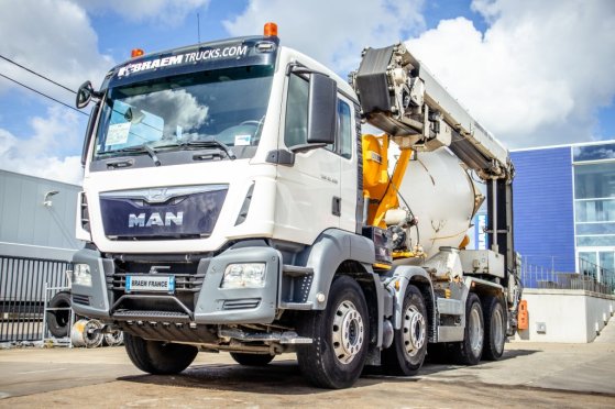MAN TGS 32.400BB+LIEBHERR 8M³+BAND/TAPIS 16m TGS 32.400BB+LIEBHERR 8M³+BAND/TAPIS 16m 2014 2 image 8