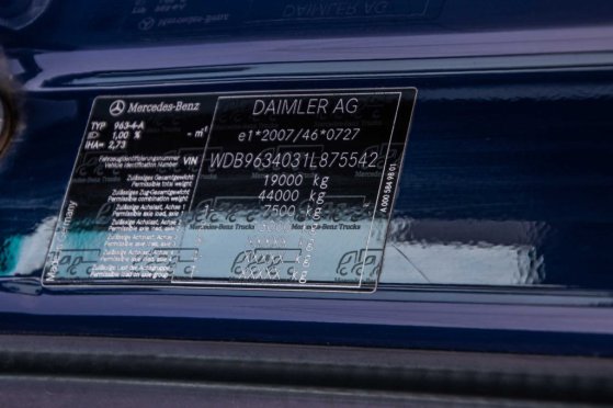 MERCEDES ACTROS 1848 LS+E6+HYDR. Mercedes-Benz ACTROS 1848 LS+E6+HYDR. 2014 2 Tractor Units image 18