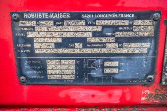 ROBUSTE-KAISER S3803 + HYRD. DEUR-30m3 Robuste-Kaiser S3803 + HYRD. DEUR-30m3 2011 2 image 53