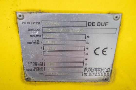 DE BUF BETON MIXER/MALAXEUR/MISCHER-12M3 De Buf BETON MIXER/MALAXEUR/MISCHER-12M3 2011 2 Concrete Mixer Pump image 59