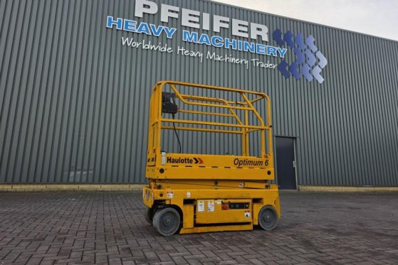 Haulotte Optimum 6 As-Is, Electric, 6.35m Working Height, 2 Haulotte Optimum 6 As-Is, Electric, 6.35m Working Height, 2 20...