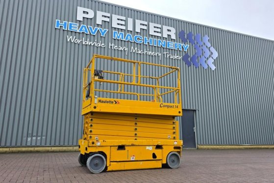 Haulotte COMPACT 14 As- Is, Electric, 14m Working Height, 3 Haulotte COMPACT 14 As- Is, Electric, 14m Working Height, 3 20...