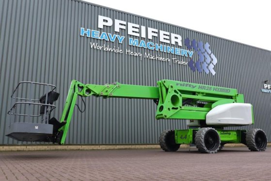 Niftylift HR28 HYBRIDE Hybrid, 4x4 Drive, 28m Working Height Niftylift HR28 HYBRIDE Hybrid, 4x4 Drive, 28m Working Height ...