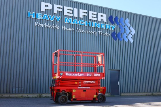 Holland Lift Ecostar HL-7810 Electric, 10m Working Height, 450k Holland lift Ecostar HL-7810 Electric, 10m Working Height,...