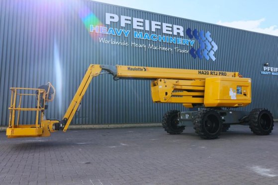Haulotte HA20RTJ Pro Diesel, 20.6 m Working Height, 12.2 m Haulotte HA20RTJ Pro Diesel, 20.6 m Working Height, 12.2 m 2017...