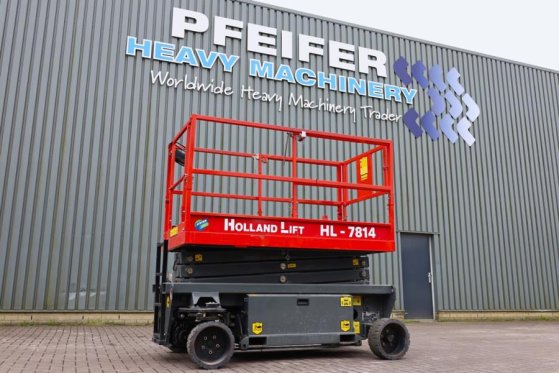 Holland Lift Ecostar HL-7814 Electric, 10m Working Height, 450k Holland lift Ecostar HL-7814 Electric, 10m Working Height,...