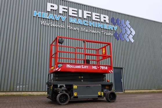 Holland Lift Ecostar HL-7814 Electric, 10m Working Height, 450k Holland lift Ecostar HL-7814 Electric, 10m Working Height,...