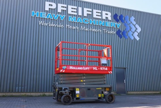 Holland Lift Ecostar HL-9714 Electric, 12m Working Height, 325k Holland lift Ecostar HL-9714 Electric, 12m Working Height,...