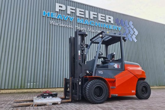 Toyota 9FBM70T Electric, 7 Tons Capacity, Lift Height 4.7 9FBM70T Electric, 7 Tons Capacity, Lift Height 4.7 2022 2 Forkli...
