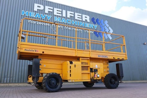 Haulotte H15SXL Diesel, 4x4 Drive, 15m Working Height, 500k Haulotte H15SXL Diesel, 4x4 Drive, 15m Working Height, 500k 20...