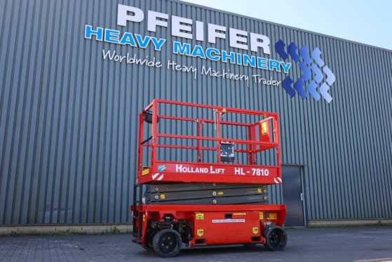 Holland Lift Ecostar HL-7810 Electric, 10m Working Height, 450k Holland lift Ecostar HL-7810 Electric, 10m Working Height,...