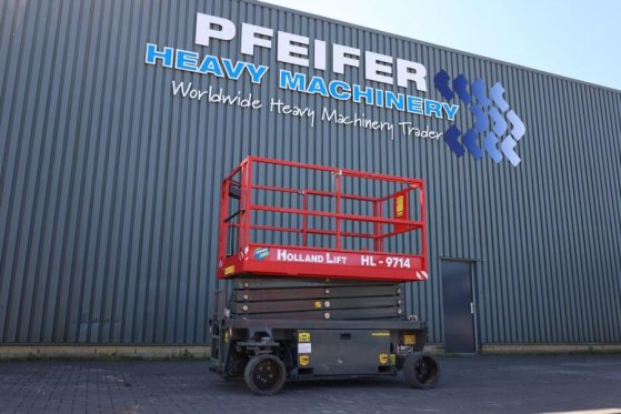 Holland Lift Ecostar HL-9714 Electric, 12m Working Height, 325k Holland lift Ecostar HL-9714 Electric, 12m Working Height,...
