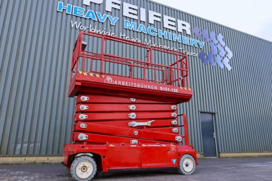 PB LIFT S151-12E Electric, 15m Working Height, 550kg PB LIFT S151-12E Electric, 15m Working Height, 550kg 2013 2 Scissor L...