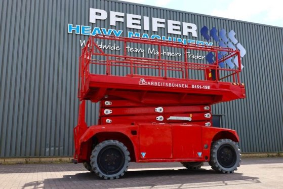 PB LIFT S151-19E 4x4 Electric, 4x4 Drive, 15m Working PB LIFT S151-19E 4x4 Electric, 4x4 Drive, 15m Working 2012 2 Scissor...