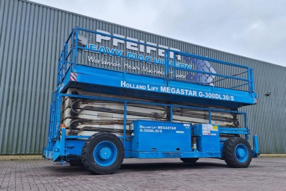 Holland Lift Megastar G-300DL30/S Diesel, 4x4x4 Drive, 33.5m Wo Holland lift Megastar G-300DL30/S Diesel, 4x4x4 Drive, 33....