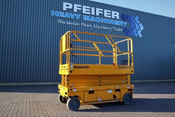 Haulotte Compact 10 Electric, 10m Working Height, 450kg Cap Haulotte Compact 10 Electric, 10m Working Height, 450kg Cap 20...