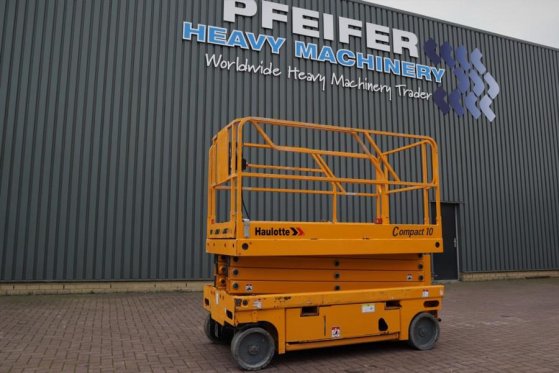 Haulotte Compact 10 Electric, 10m Working Height, 450kg Cap Haulotte Compact 10 Electric, 10m Working Height, 450kg Cap 20...