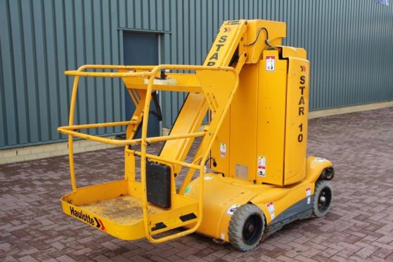 Haulotte Star 10AC Electric, 10m Working Height, 3m Reach, Haulotte Star 10AC Electric, 10m Working Height, 3m Reach, 2012...