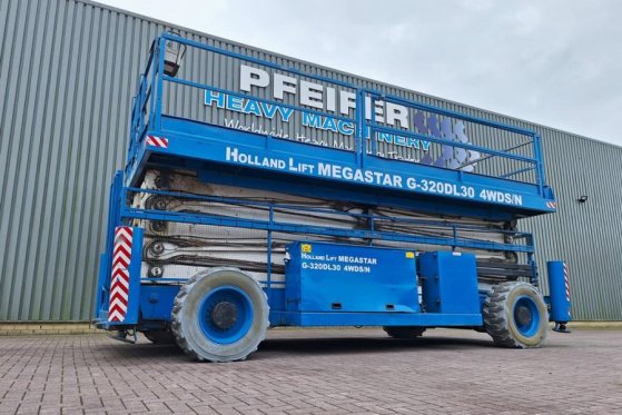 Holland Lift Megastar G320DL30 4WDS/N Diesel, 4x4x4 Drive, 34m Holland lift Megastar G320DL30 4WDS/N Diesel, 4x4x4 Drive, ...