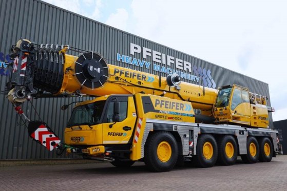 Grove GMK5150XL Available For Rent, Dutch Registration, GMK5150XL Available For Rent, Dutch Registration, 2025 2 Mobile Cr...