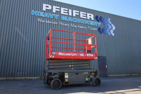 Holland Lift Ecostar HL-9714 Electric, 12m Working Height, 325k Holland lift Ecostar HL-9714 Electric, 12m Working Height,...