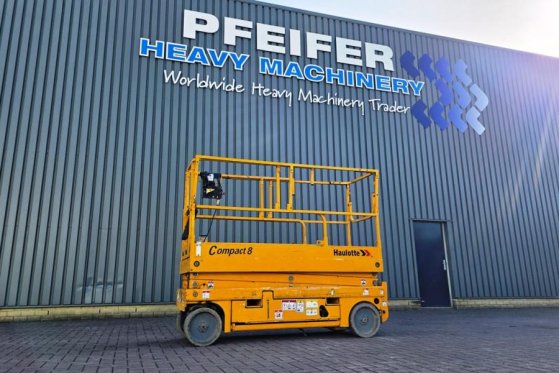 Haulotte Compact 8 Electric, Batteries 2025, 8.2m Working Haulotte Compact 8 Electric, Batteries 2025, 8.2m Working 2015 2...