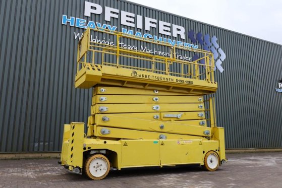 PB LIFT S195-12ES Electric, 19.6m Working Height, 700 PB LIFT S195-12ES Electric, 19.6m Working Height, 700 2015 2 Scissor...