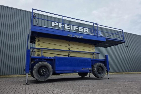 JLG 210-25 Diesel, 4x4 Drive, 23m Working Height, 1000 210-25 Diesel, 4x4 Drive, 23m Working Height, 1000 2008 2 Scissor L...