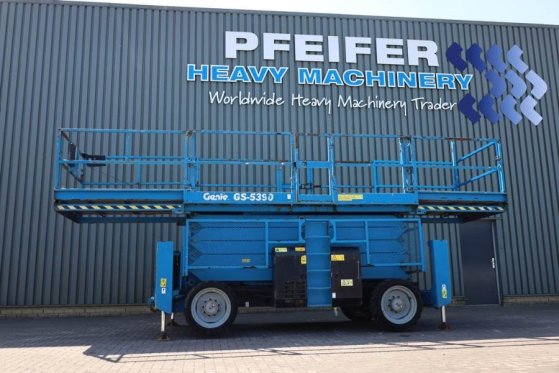 Genie GS5390 Diesel, 4x4 Drive, 18.15m Working Height, 6 GS5390 Diesel, 4x4 Drive, 18.15m Working Height, 6 2014 2 Scissor...