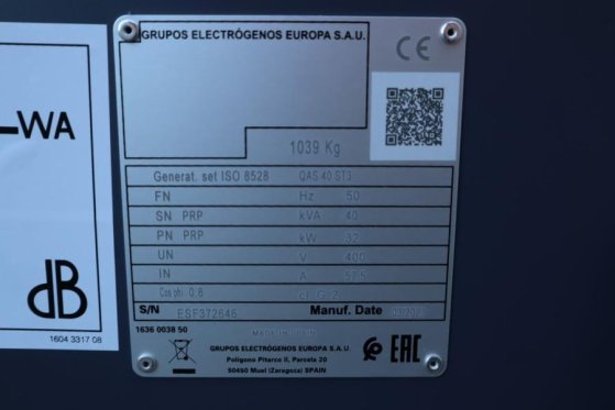 Atlas Copco QAS 40 ST3 Valid inspection, Diesel, 40 kVA QAS 40 ST3 Valid inspection, Diesel, 40 kVA 2023 2 Generators imag...