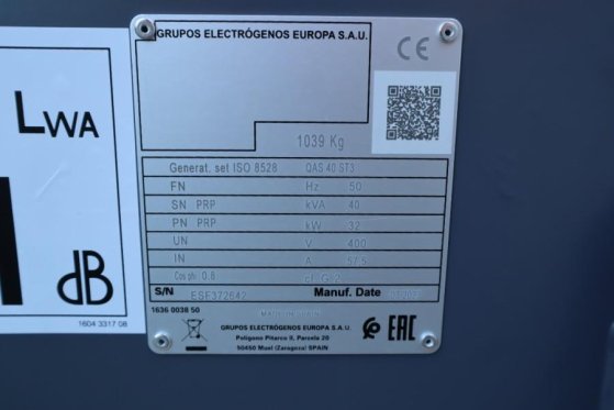 Atlas Copco QAS 40 ST3 Valid inspection, Diesel, 40 kVA QAS 40 ST3 Valid inspection, Diesel, 40 kVA 2023 2 Generators imag...